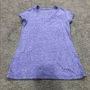 No boundaries purple vneck shirt size medium